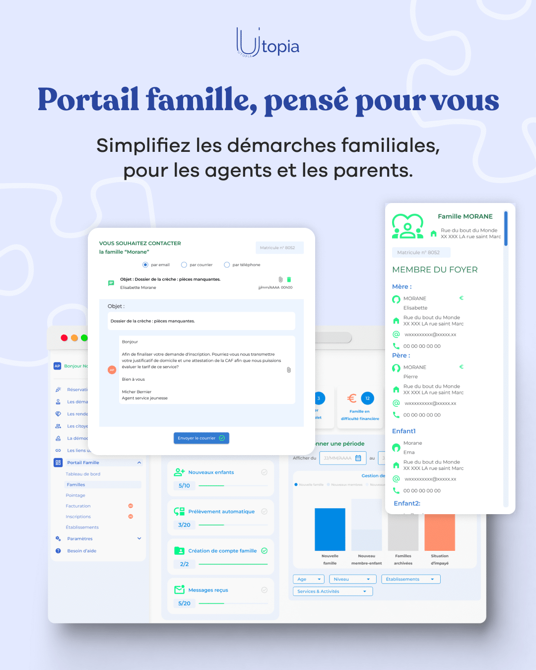 Logiciel enfance : Utopia lance son portail famille