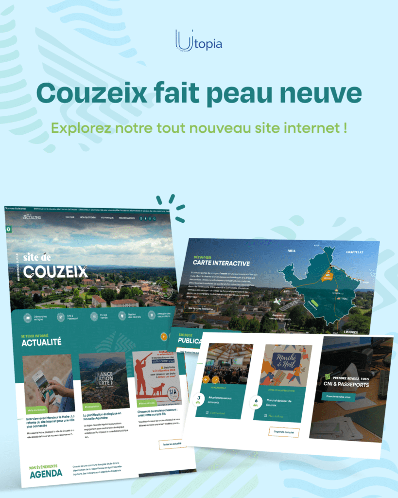 Site internet mairie : Couzeix fait peau neuve