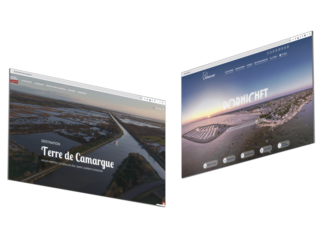 Exemple de site internet pour mairie créé par Utopia